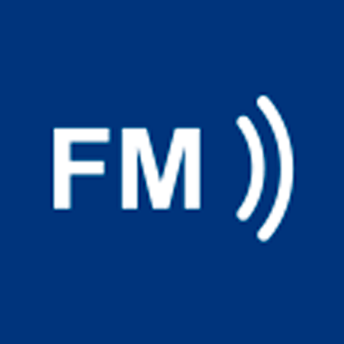 Pictograma con las letras FM, y dos ondas que propagan el sonido.